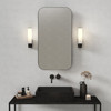 Kyoto LED in Matt Black Bathroom Wall Light IP44