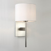San Marino Solo in Matt Nickel Wall Light