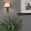 San Marino Solo in Matt Nickel Wall Light