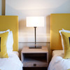 Park Lane Table Lamp with Square Base Bedside Installation