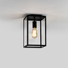 Homefield Ceiling Glass Light in Textured Black E2, Astro Lighting, pic 1