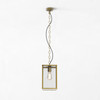 Homefield Pendant 240 in Natural Brass