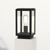 Homefield Pedestal Outdoor Light Textured Black