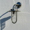 Montparnasse Wall Outdoor Light IP44 in Polished Chrome Outdoor Installation