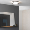 Mashiko 300 Round LED in Bronze Bathroom Ceiling Light IP44