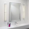 Mashiko 900 LED Bathroom Wall Light in Polished Chrome Mirror Both Sides Bathroom Installation