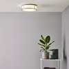 Mashiko 300 Round LED in Polished Chrome Bathroom Ceiling Light IP44