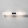 Padova Bathroom Mirror Shaver Wall Light Switched On