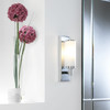 Verona in Polished Chrome Bathroom Wall Light Mirror Side Installation-