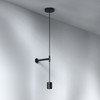 Pendant Suspension Kit 3 in Matt Black