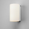 Cyl 200 in White Glass Wall Light