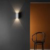 Parma 210 in Plaster Wall Light Wall Washer Light Dark Interior Installation