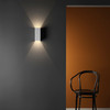 Parma 210 LED Up and Down Wall Light in Plaster, Living Space Installation,