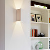 Parma 210 LED Up and Down Wall Light in Plaster, Astro Plaster Lighting