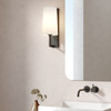 Riva 350 in Matt Black Bathroom Wall Light