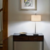 Ravello Table Lamp Positioned on the Side Table