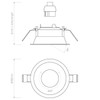 Minima Slimline Round Adjustable Fire-Rated Downlight