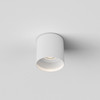 Osca LED Round Semi Flush Ceiling Light Switched On, Astro Semi-flush Lighting
