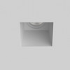 Blanco Square Fixed Plaster Recessed Downlight GU10 Switched Off