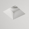 Blanco Square Fixed Plaster Recessed Downlight GU10 Switched Off