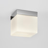 Sabina Square Ceiling Flush Light in Polished Chrome