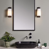 Lago 280 Wall Light  Vertical Diffuser Bathroom Mirror Sides Installation