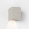 Oslo 120 LED Exterior Wall Light in Concrete, Edge, Astro Exterior Lights