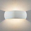 Milo 400 Wall Up and Down Light in Ceramic, Wall Washer Light,