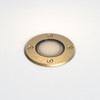 Gramos Round in Solid Brass Outdoor Ground Light IP65
