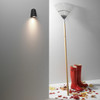 Mast Light in Textured Black Downward Exterior Wall IP65