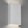 Rio 190 LED 1-10V Up and Down Wall Light in Plaster, Interior Wall Washer Light