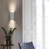Up and Down Wall Light in Plaster Living Space Wall Light