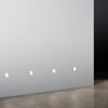 Trimless LED Low Level Oval Recessed Lights Multiple Wall Installation