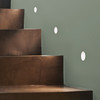 Trimless LED Low Level Oval Recessed Lights, Staircase Low Level Installation