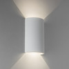 Up and Down Wall Light in Plaster, wall washer light