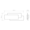 Edge 560 LED 2700K Dimmable Wall Light-Drawing