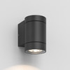 Dartmouth Single LED in Textured Black Outdoor Wall Light