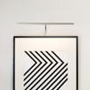 Mondrian 600 Frame Mounted LED in Matt Nickel