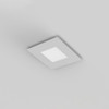 Zero Square LED Ceiling Flush Light in Matt White, Home Lighting