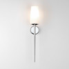 Beauville in Polished Chrome Wall Light Bathroom Light IP44