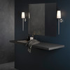 Beauville in Polished Chrome Wall Light Bathroom Light IP44