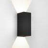 Kinzo 260 LED in Textured Black - 1398038 Up and Down Wall Light