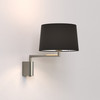 Telegraph Swing Reading Wall Light with Dark Shade, Astro Reading Light