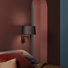 Telegraph Wall Light with Surface Mounted Modern Base Bedside Installation