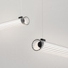 io Pendant 1000 in Matt Black Hashira Vertical Bar Light