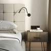Lucca Recessed Switched Adjustable Wall Reading Light Bedside Installation