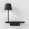 Ito Wall Light with USB and Wireless Charging Front