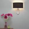 Semi Drum 320 in Oyster Wall Light Shade