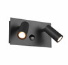 Tunga Double Exterior PIR Wall Light Image 1