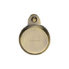 Heritage Brass Covered Keyhole Round 